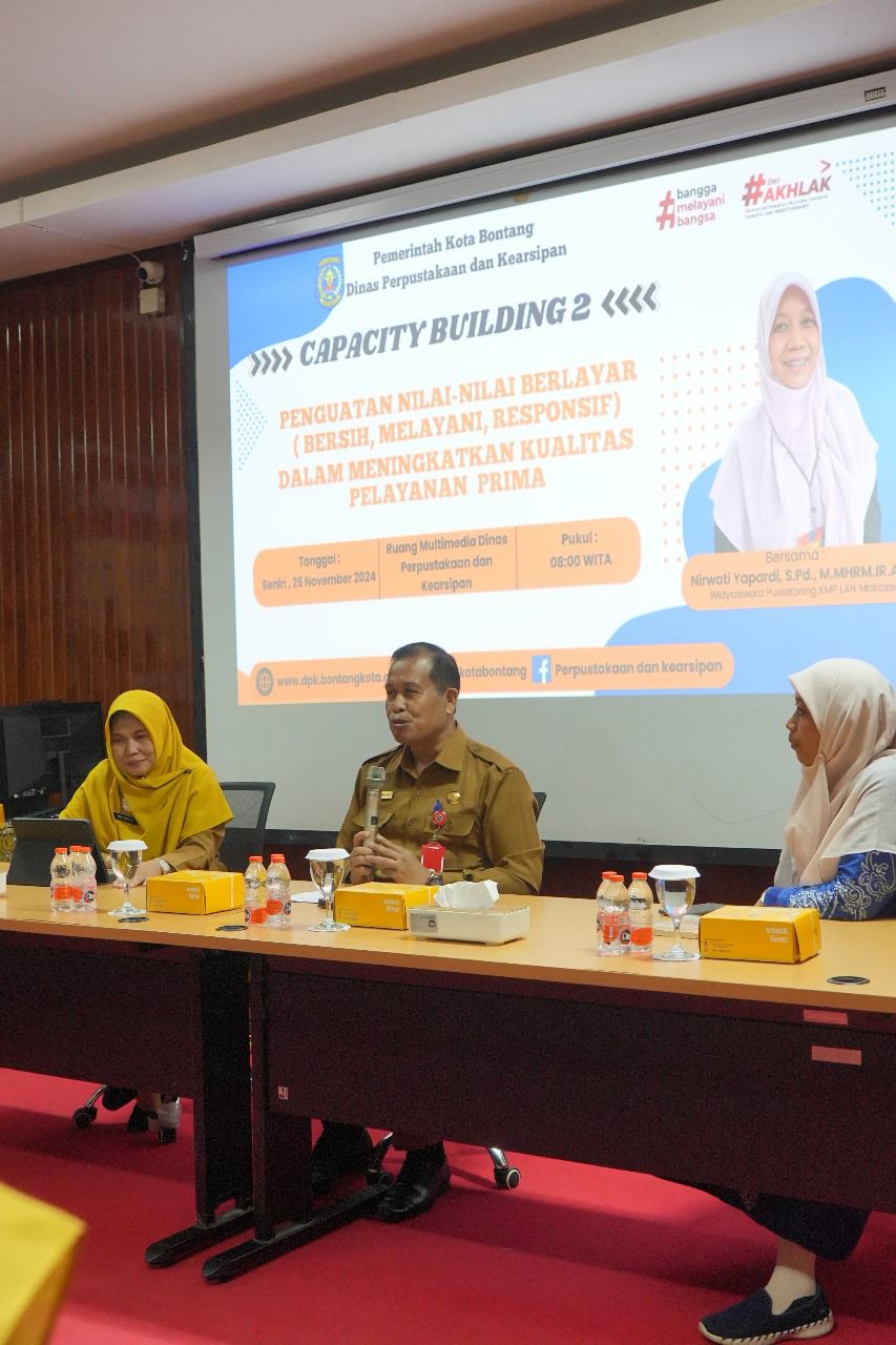 Tingkatkan Kualitas Pelayanan, DPK Kota Bontang Gelar Capacity Building