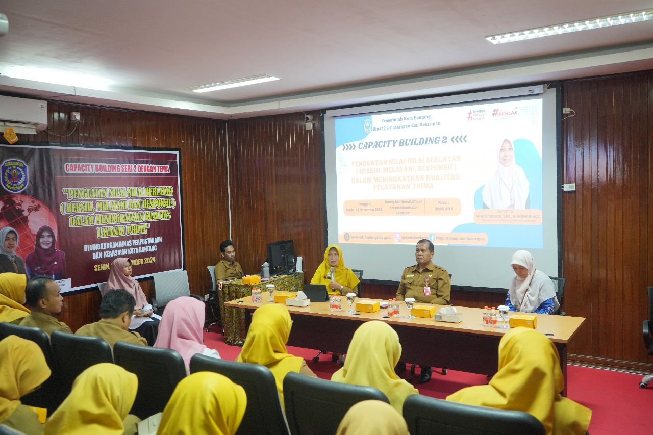 Tingkatkan Kualitas Pelayanan, DPK Kota Bontang Gelar Capacity Building