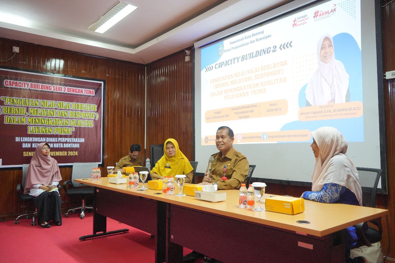 Tingkatkan Kualitas Pelayanan, DPK Kota Bontang Gelar Capacity Building