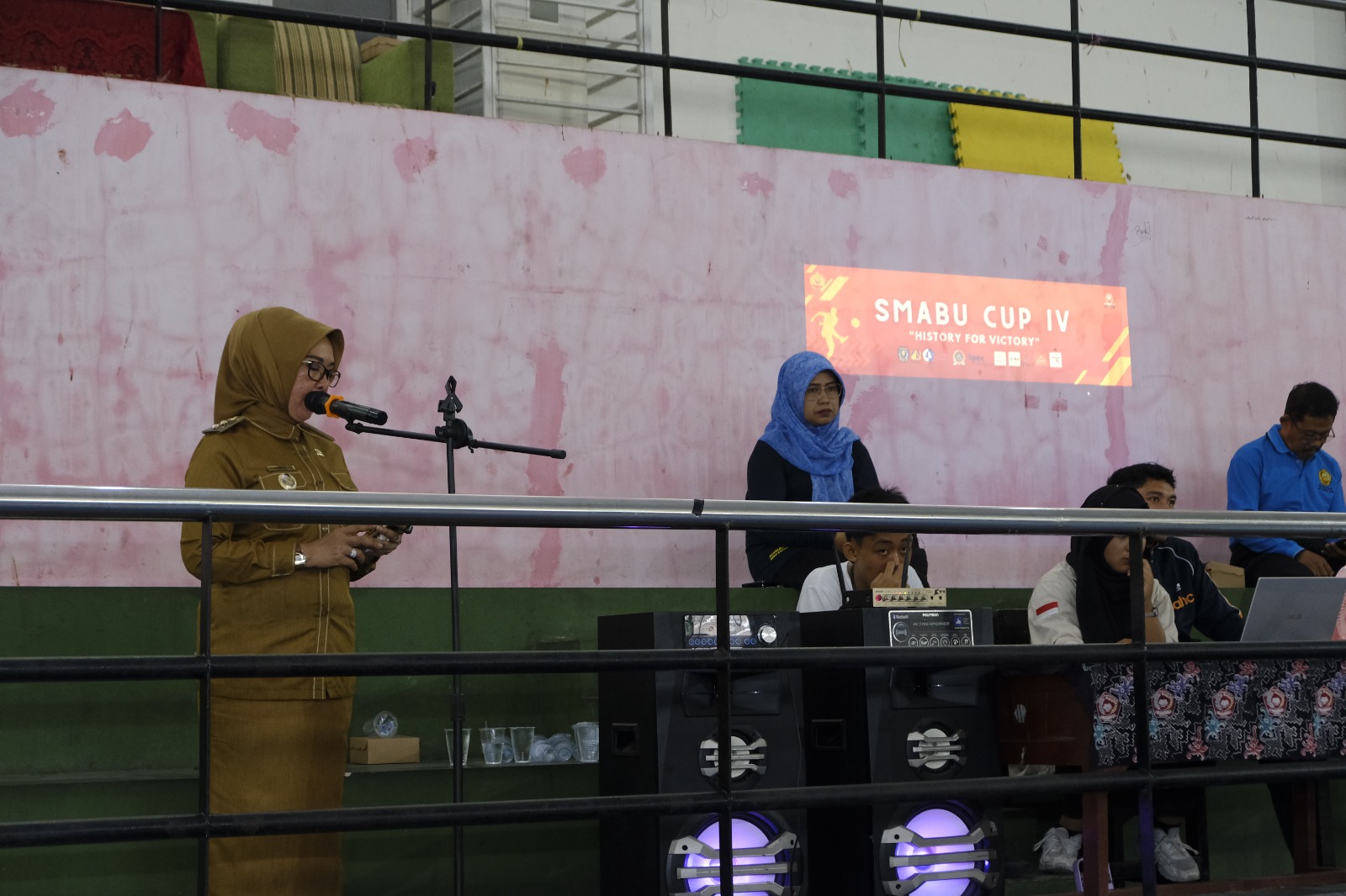Wakil Walikota Bontang  Membuka Turnamen Futsal SMA Bahrul Ulum Cup IV