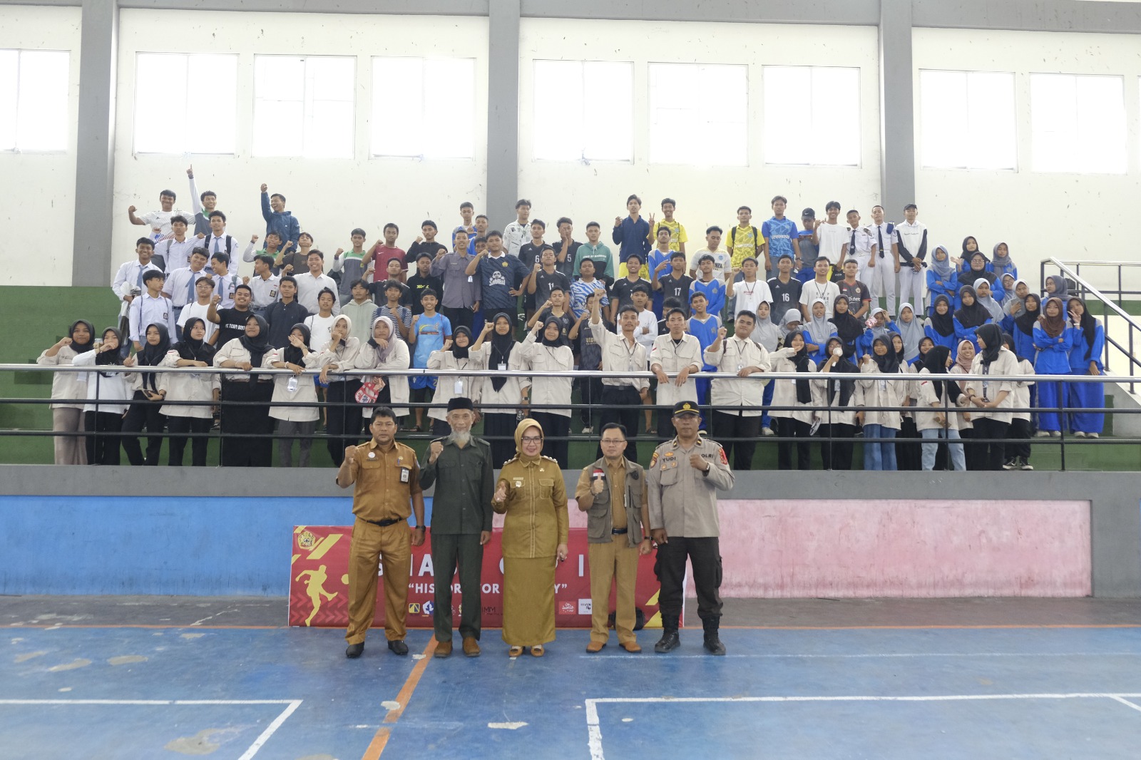 Wakil Walikota Bontang  Membuka Turnamen Futsal SMA Bahrul Ulum Cup IV