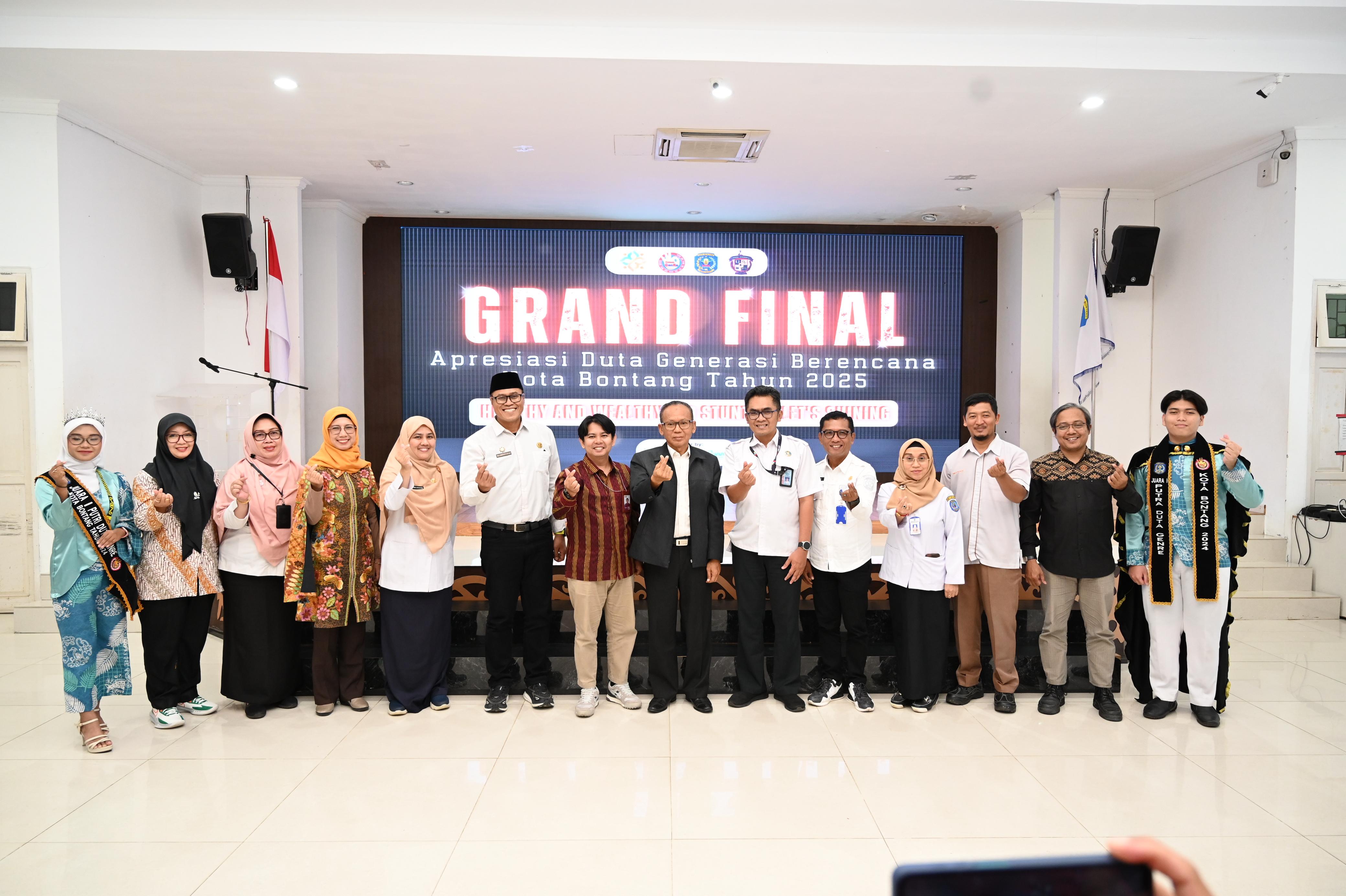 Grand Final Duta Genre 2025 Kota Bontang Digelar, Dukung Perencanaan Keluarga Sejak Dini