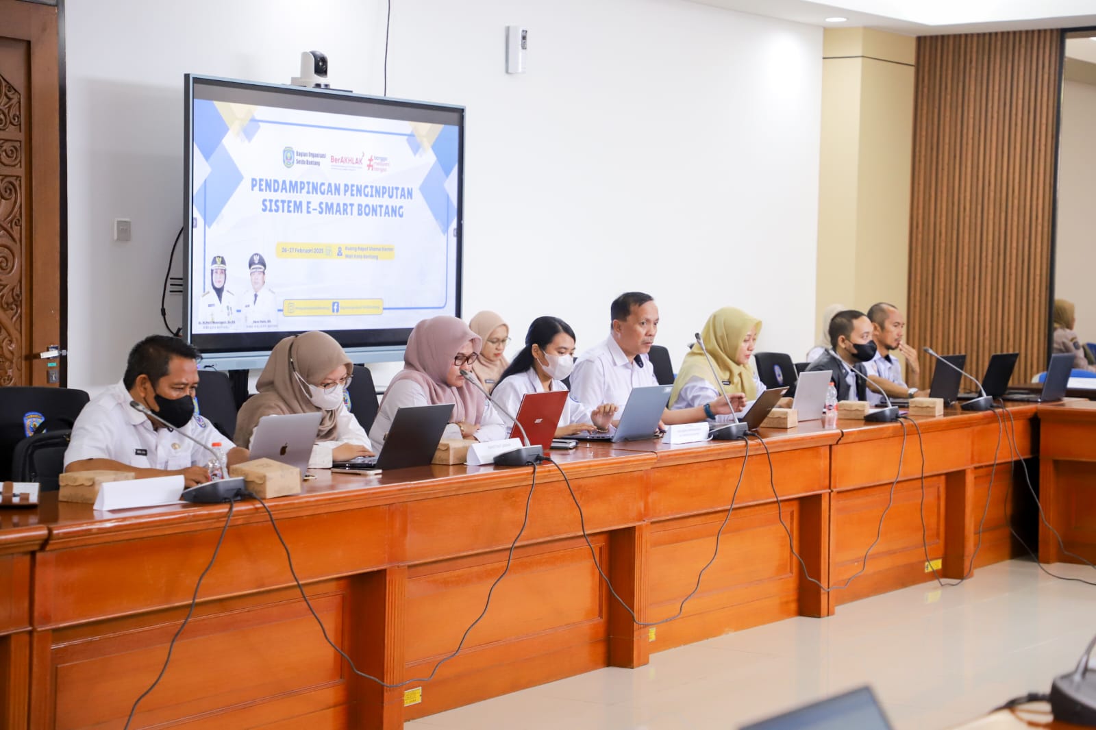 Dukung Penyelenggaraan Sakip, Pemerintah Kota Bontang Menggelar Pendampingan PPenginputan E-Smart
