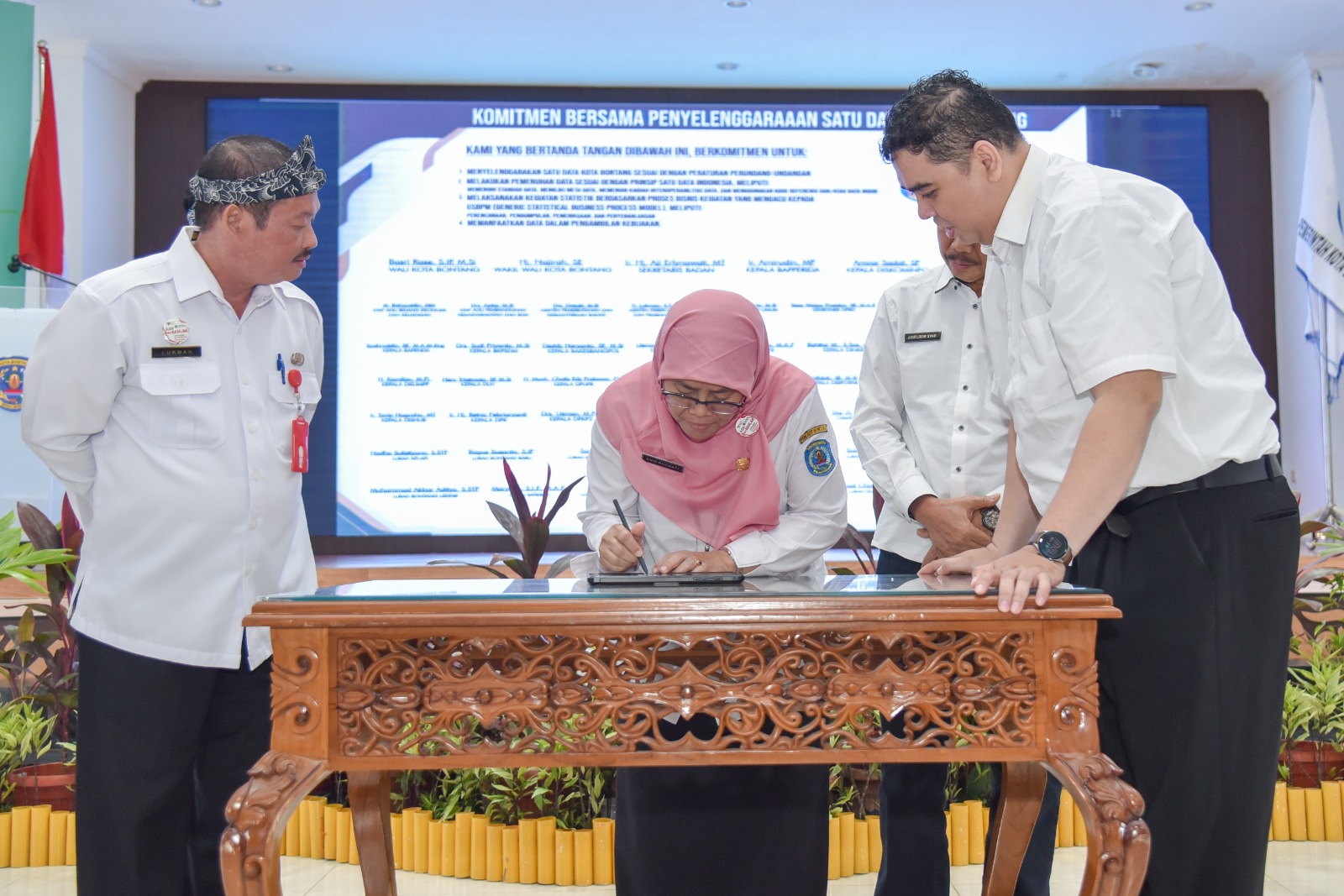 Tingkatkan Akuntabilitas Dalam Pemerintahan, Bapperida Bontang Menggelar  Rapat Forum Satu Data Kota Bontang