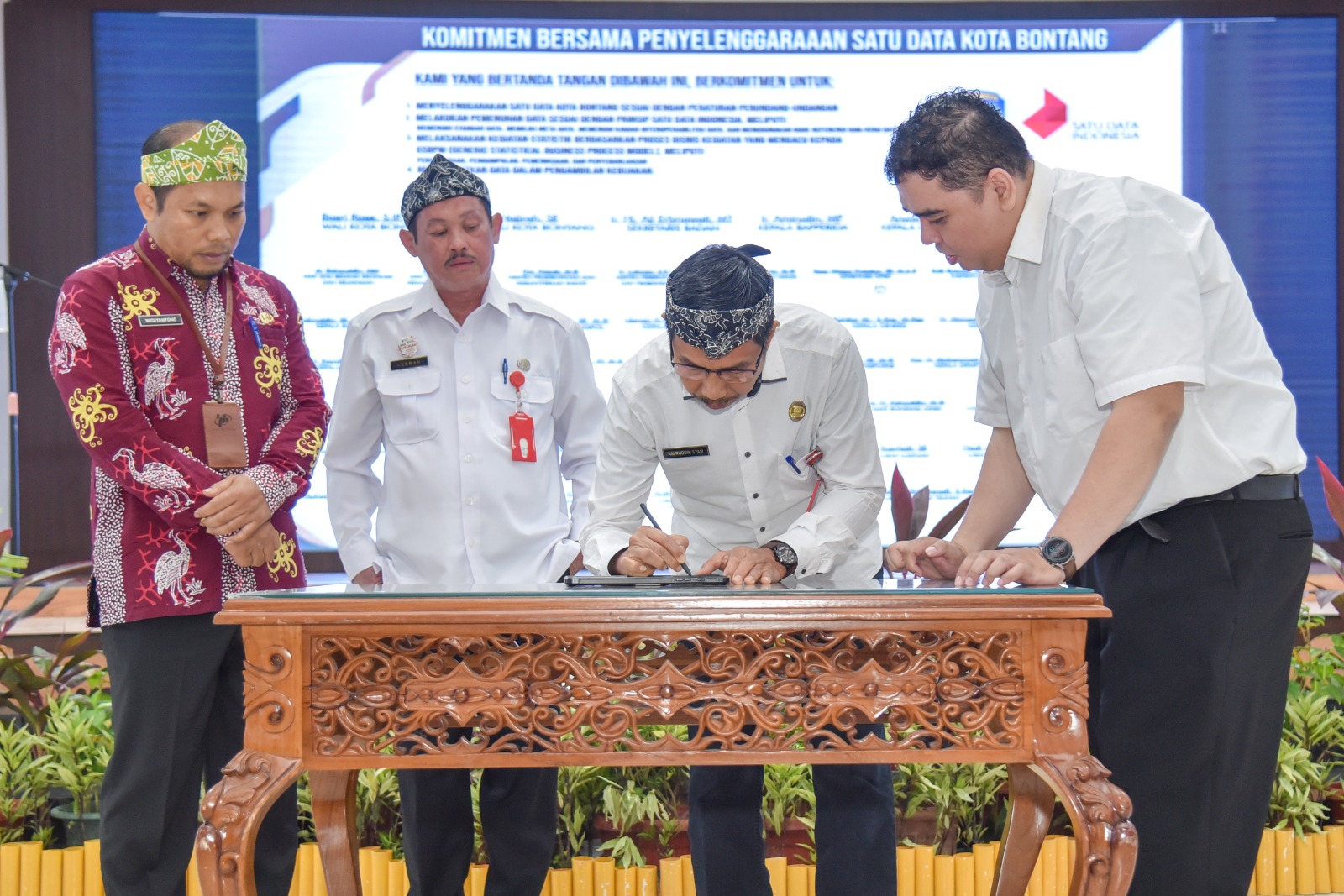 Tingkatkan Akuntabilitas Dalam Pemerintahan, Bapperida Bontang Menggelar  Rapat Forum Satu Data Kota Bontang