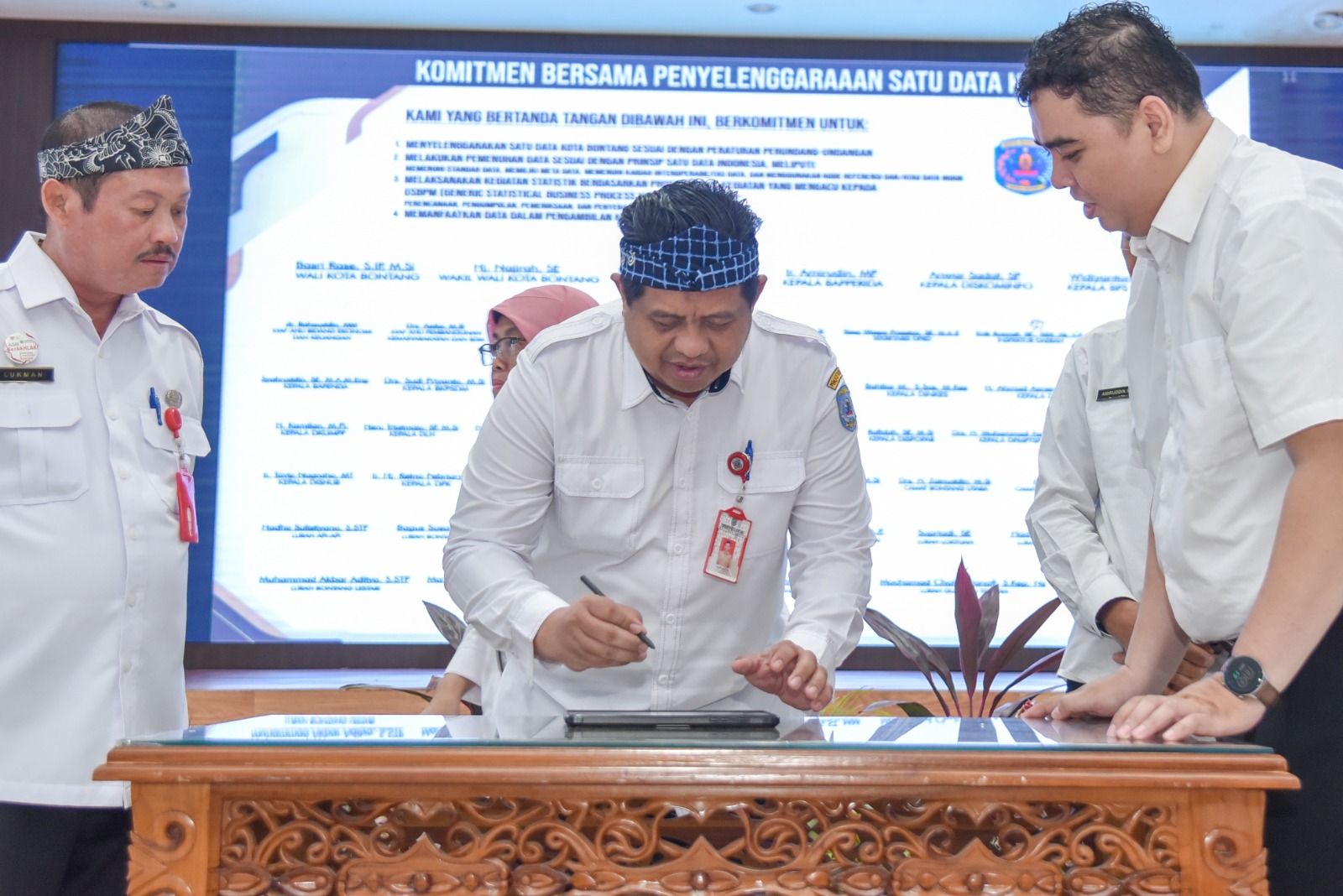 Tingkatkan Akuntabilitas Dalam Pemerintahan, Bapperida Bontang Menggelar  Rapat Forum Satu Data Kota Bontang