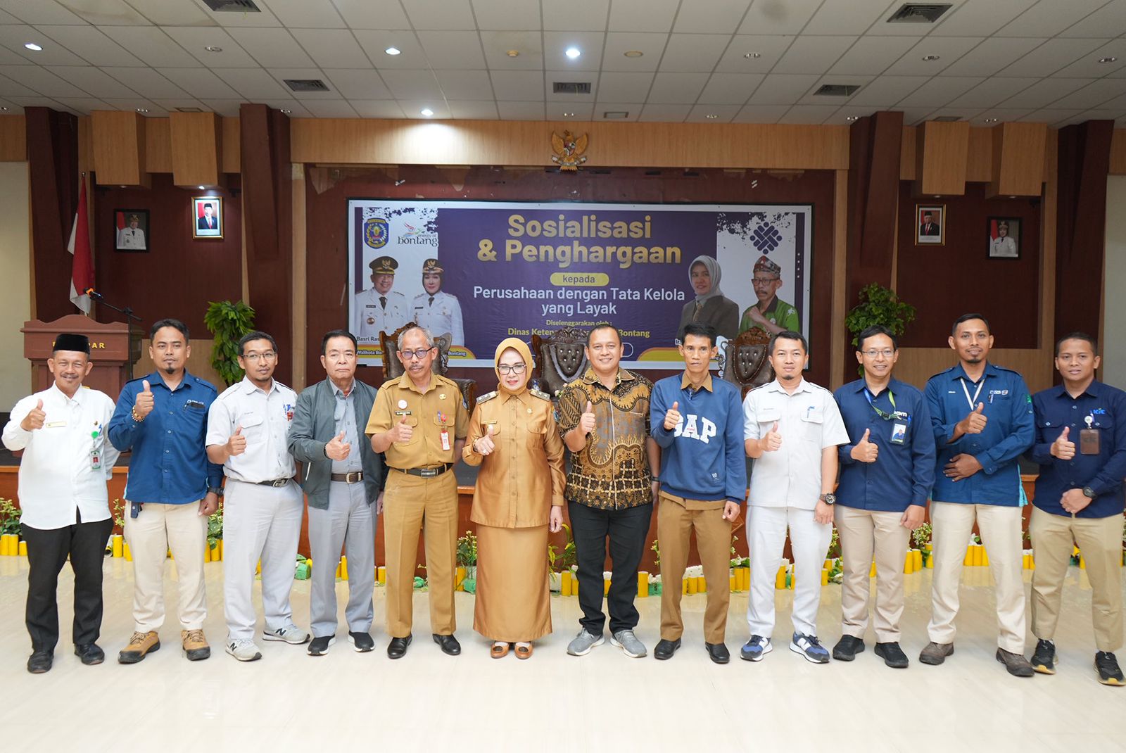 Wawali Najirah Buka Kegiatan Sosialisasi dan Penghargaan Tata Kelola Perusahaan yang Layak