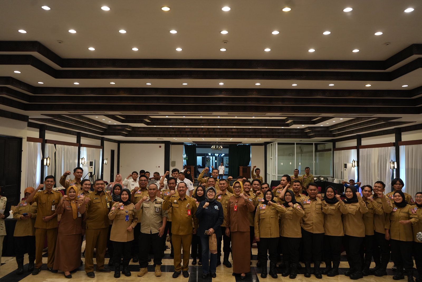 Kursus Peningkatan Kapasitas Tagana Kota Bontang Dibuka di Ballroom Hotel Equator