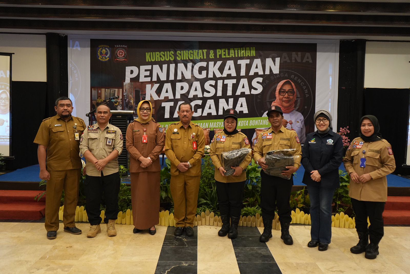 Kursus Peningkatan Kapasitas Tagana Kota Bontang Dibuka di Ballroom Hotel Equator