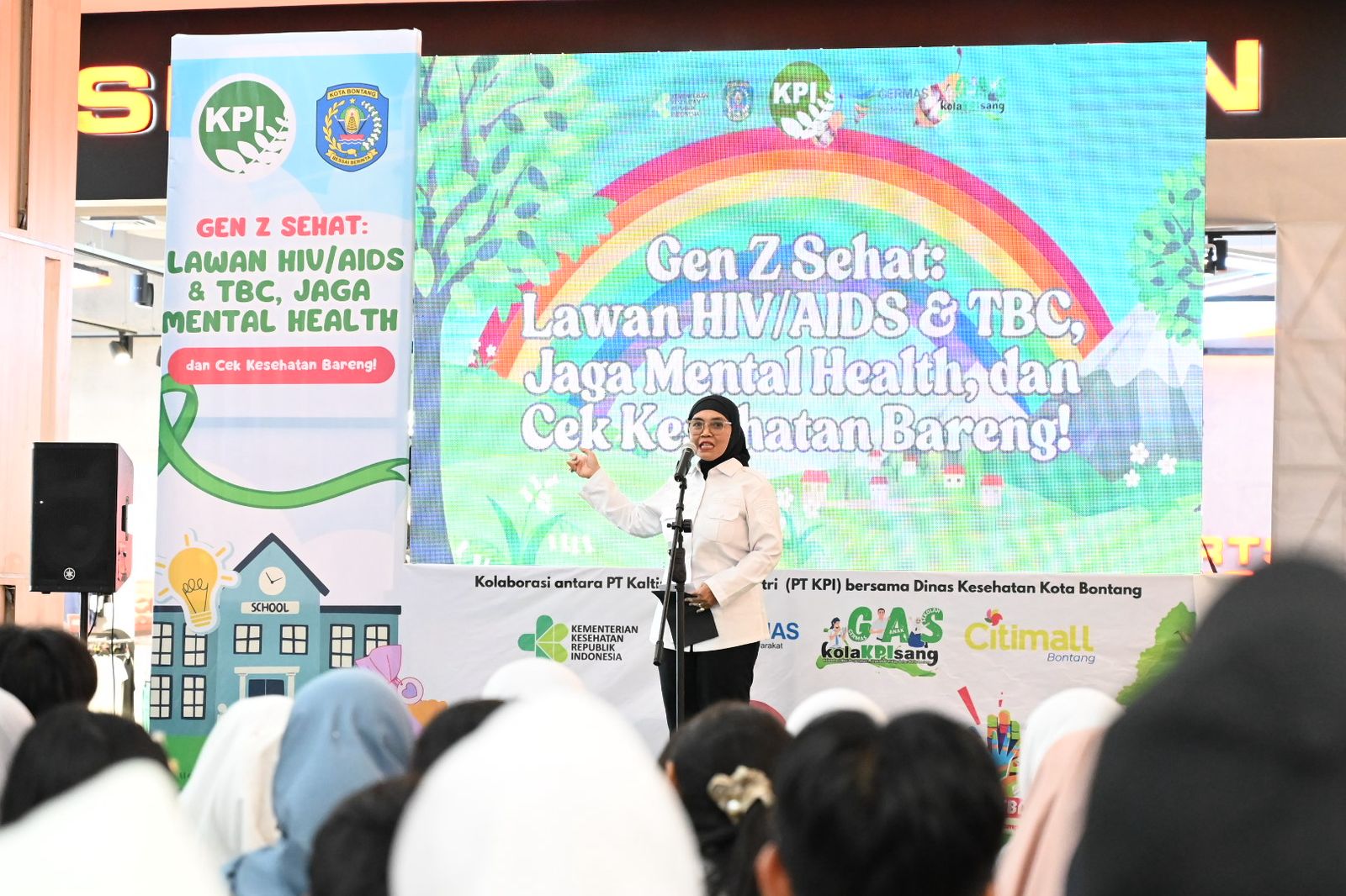 Gen Z Bontang Bergerak: Ratusan Pelajar Antusias Ikuti Screening HIV/AIDS dan Kesehatan Mental Bareng  PT KPI