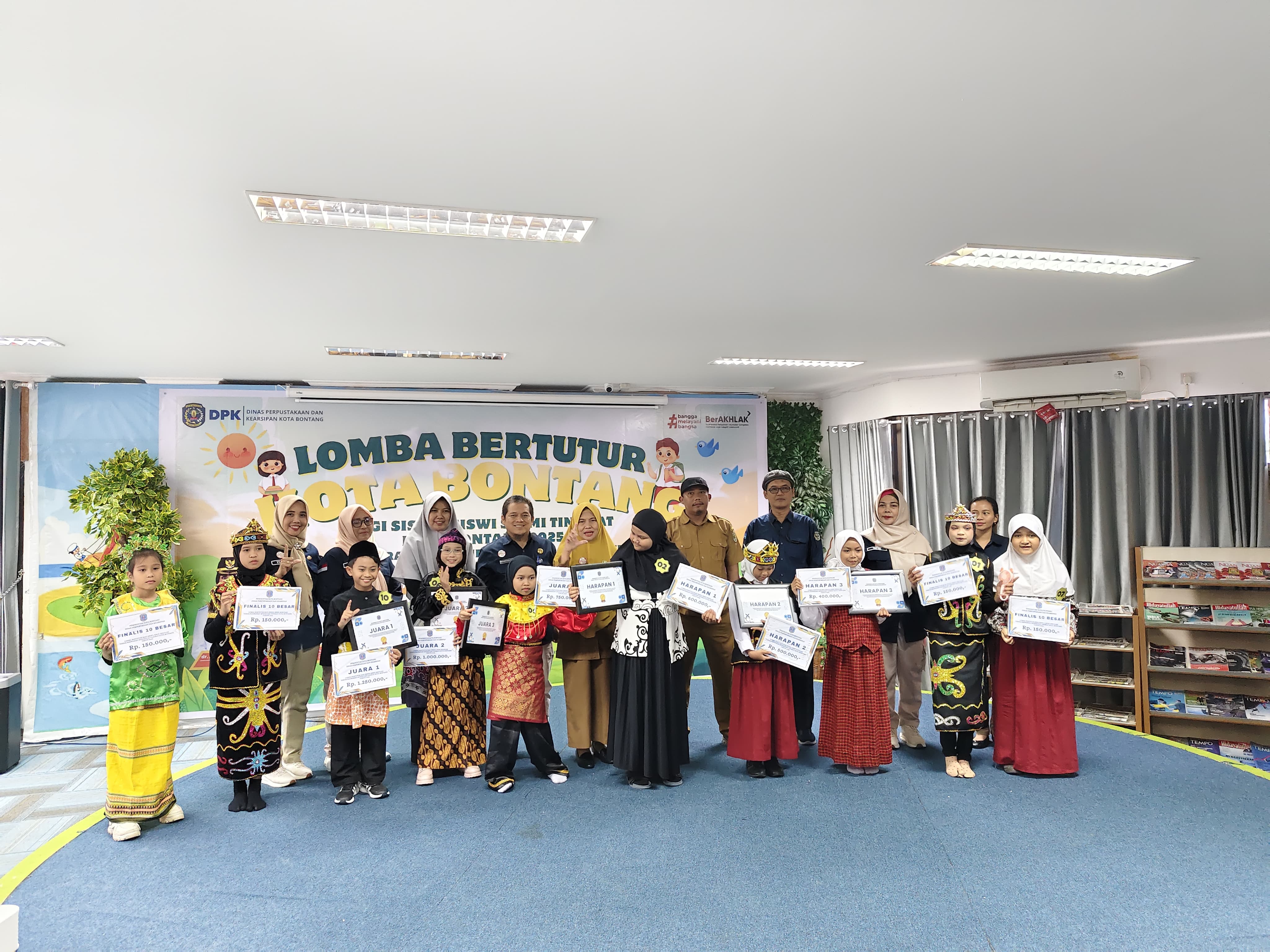 Efisiensi Berpadu Edukasi: DPK Bontang Gelar Lomba Bertutur SD Peringati Hari Kartini