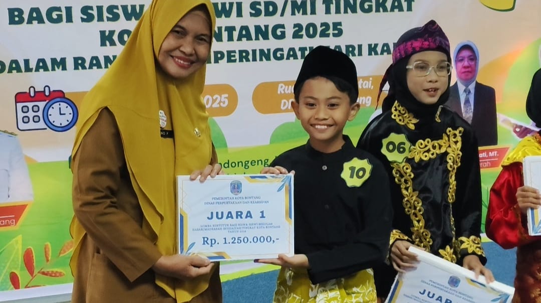 Efisiensi Berpadu Edukasi: DPK Bontang Gelar Lomba Bertutur SD Peringati Hari Kartini