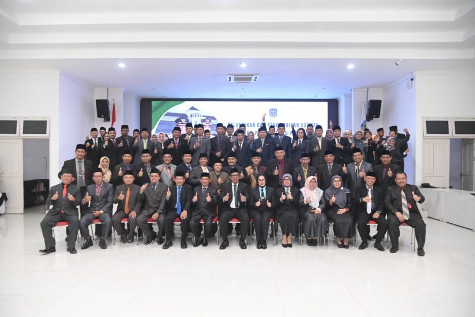 Walikota Bontang Resmi Melantik 86 Pejabat di Lingkungan Pemerintah Kota Bontang