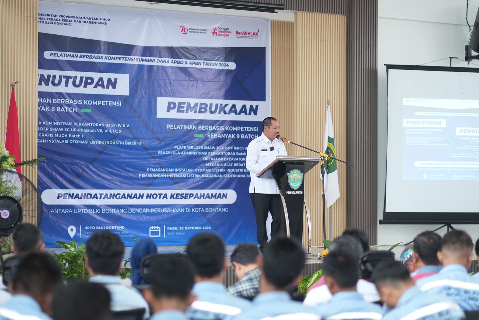 Disnaker Kembali Gelar Pelatihan Berbasis Kompetensi di UPTD BLKI Bontang