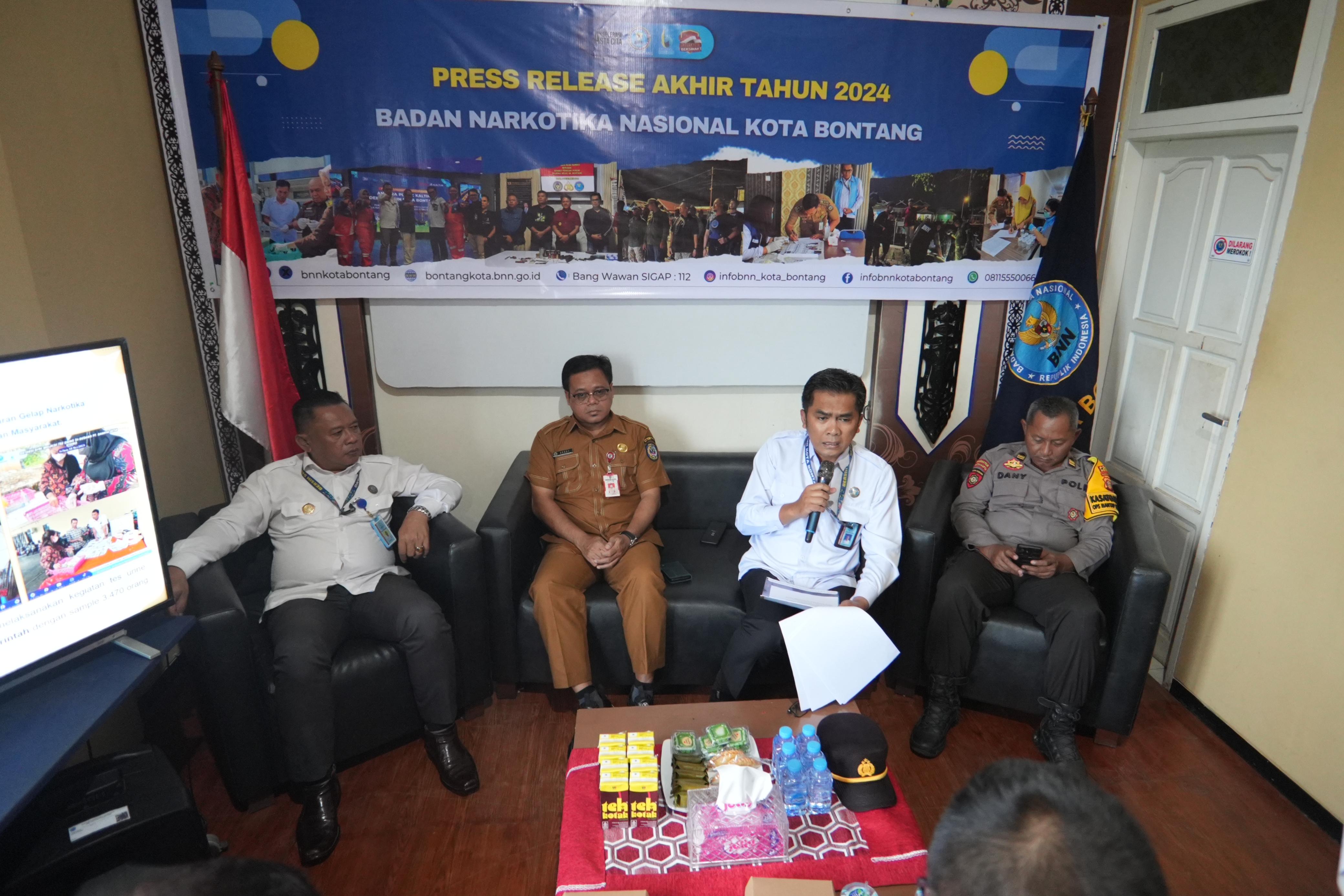 BNNK Bontang Rilis Hasil Akhir Tahun 2024, Komitmen Bersama P4GN Diperkuat
