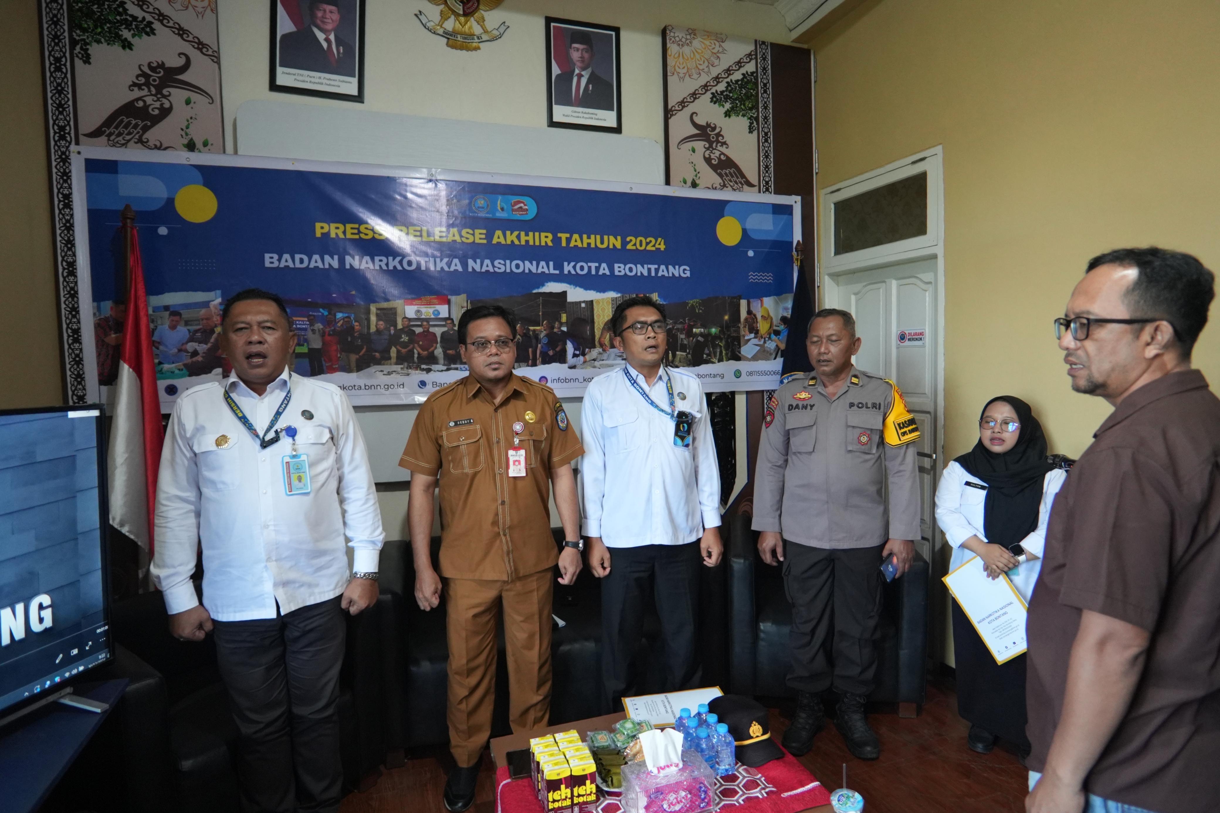 BNNK Bontang Rilis Hasil Akhir Tahun 2024, Komitmen Bersama P4GN Diperkuat