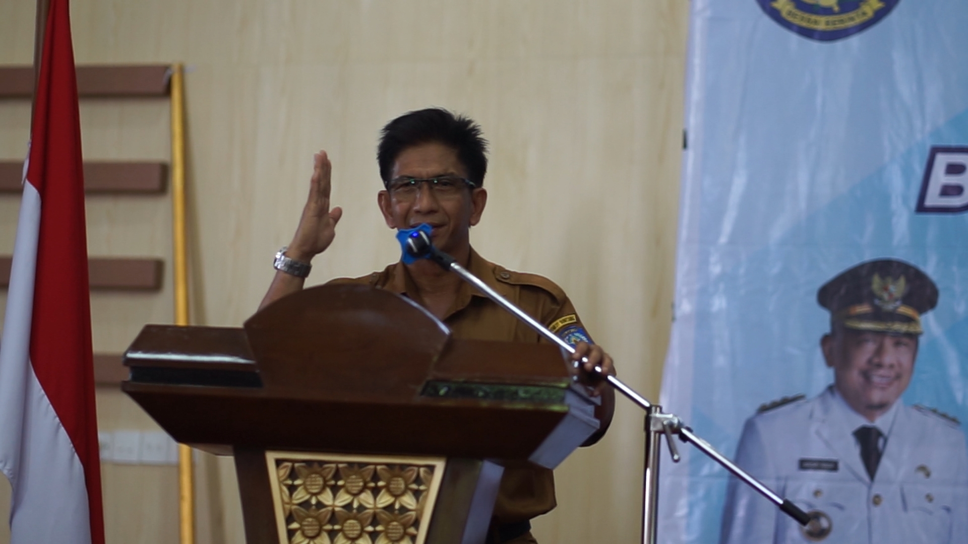 Wawali Hadiri Sosialisasi dan Orientasi Bagi Petugas Ketertiban TPS Pada Pemilu 2024